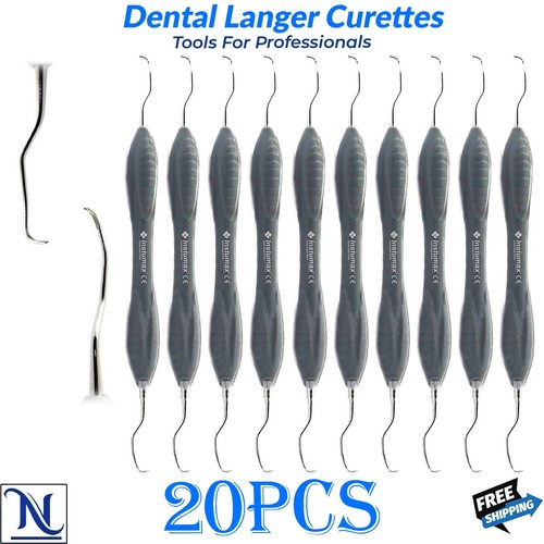 Langer curette scaler - curette,