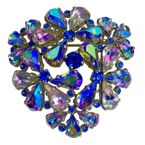Broche vintage triangulaire - broche,
