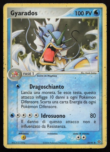 Pokemon tcg gyarados 97 - tcg, 32/97