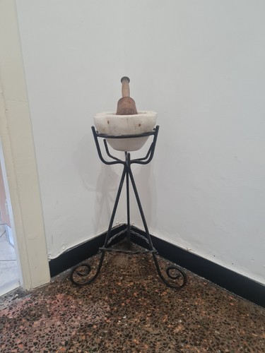 Mortaio marmo antico - mortaio,