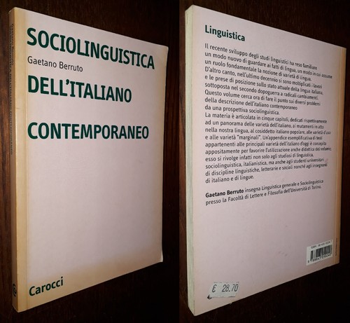Sociolinguistica dell italiano - sociolinguistica, dell'italiano