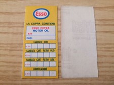 ESSO rara etichetta adesivo