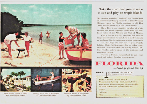 Florida vacationland pesca - florida,