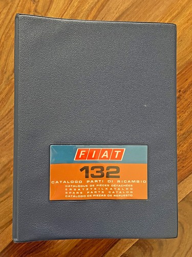 Fiat 132 catalogo - catalogo, di