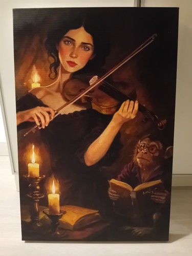 Mio dipinto olio tela - mio,