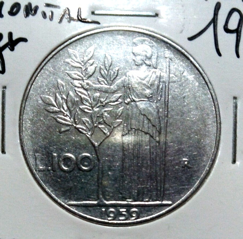 100 lire 1959 minerva spl - lire,