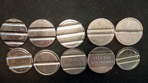 Gettone token vintage n - -,