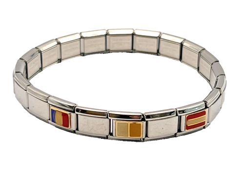 Bracciale acciaio elastico