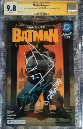 Absolute batman cgc 8 - batman, 1