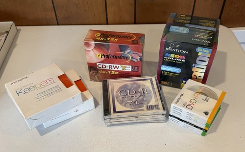 Lotto custodie cd r - cd-rw, cd-r
