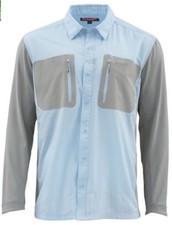 Camicia Simms Fishing TriComp Comp LS Mist UPF ultra leggera asciugatura rapida elasticizzata OFFERTA!