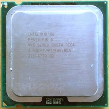 CPU Intel Pentium D 945 3,4