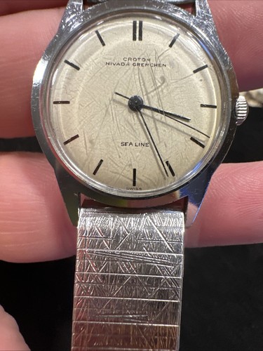 Vintage croton nivada grenchen - vintage,