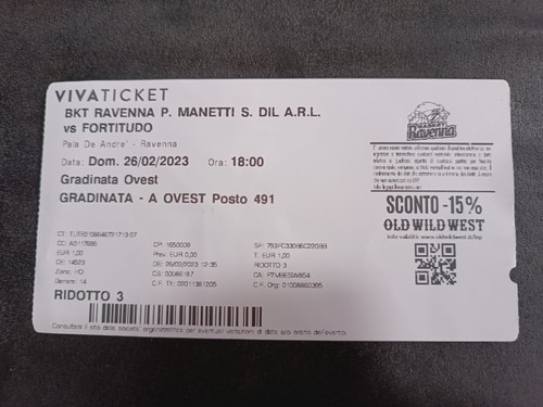 Biglietto ticket basket - biglietto,