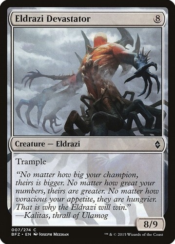 Eldrazi devastator battle - eldrazi, for