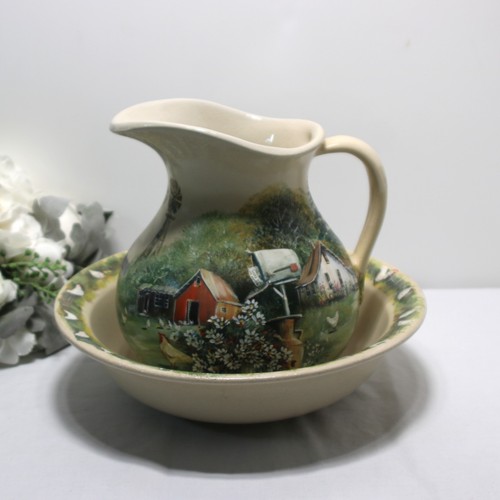 Set brocca bacino vintage - brocca,