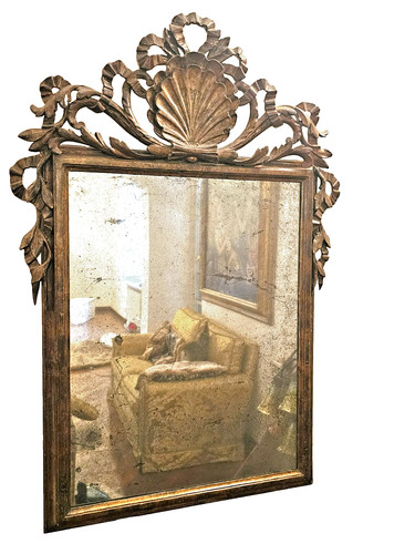 Specchiera antica legno - in,