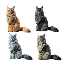 Statuina di Gatto Maine Coon