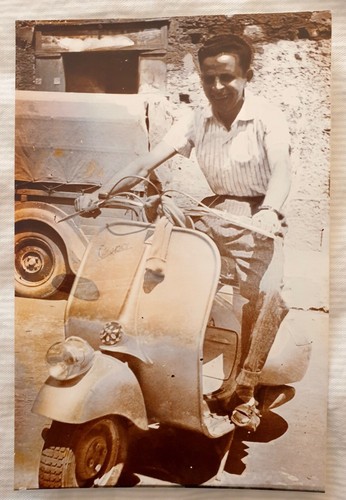 Cartolina vespa linda serenò - cartolina,