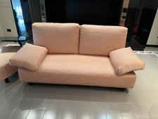 DIVANO CON POUFF DI DESIGN ANNI 80/90