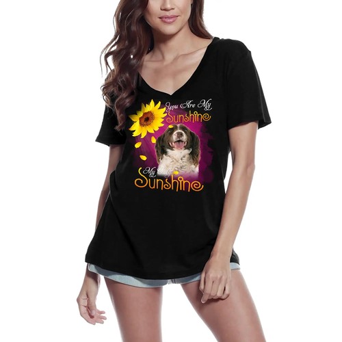 Donna maglietta con scollo - donna, v