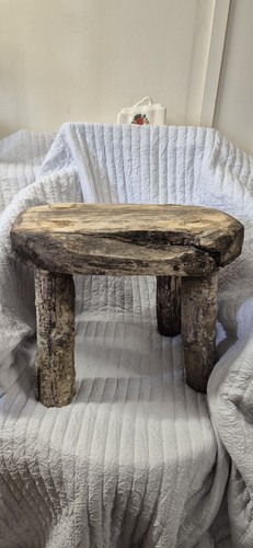 Sgabello rustico fatto mano - rustico,