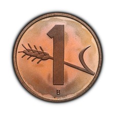 SVIZZERA. 1988, 1 Rappen, B -