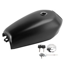 SERBATOIO CARBURANTE 9LT NERO PER HONDA CG 125 CB 125 S CAFE RACER BOBBER DE
