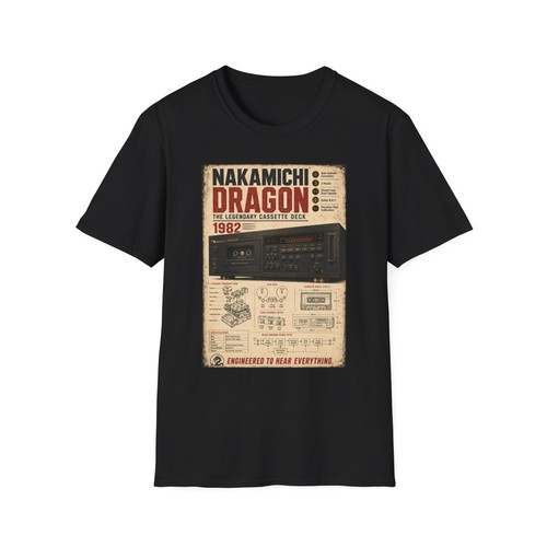Maglietta nakamichi dragon - maglietta,