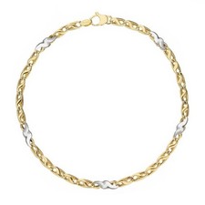 Men's 18k White and Yellow