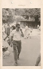  B3 - Foto Photo Fotografia anni 60 - Uomo con occhiali Animata