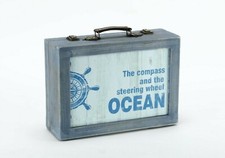 VALIGIA IN LEGNO DIPINTO -