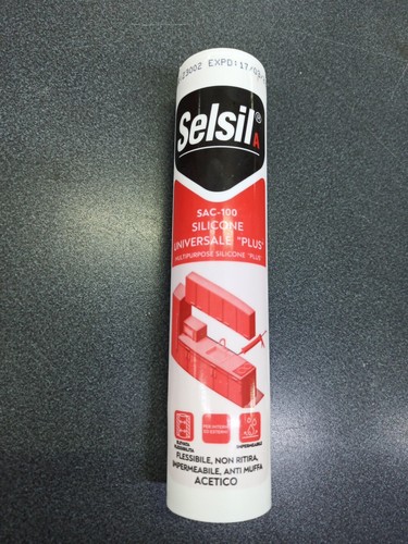 Silicone trasparente antimuffa - trasparente,