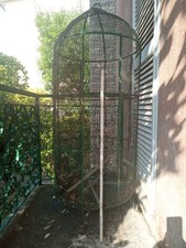 Gabbia Voliera Vintage Artigianale per uccelli usata cm 140 x cm 65