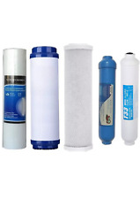 KIT RICAMBIO UNIVERSALE 5 FILTRI DEPURATORE ACQUA A 5 o 6 STADI OSMOSI INVERSA
