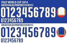Set nome e numero per Mondiali Italia 2014 casa/fuori casa calcio nazionale calcio