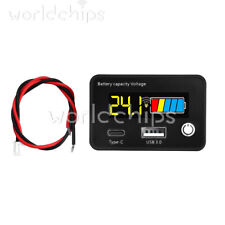 Indicatore di livello batteria 6140 DC8-30V tester capacità display LCD modulo misuratore