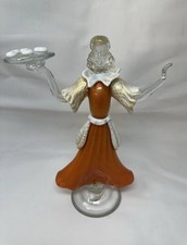 Vassoio statuina vintage vetro