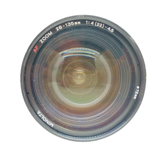 Obiettivo fotocamera minolta - fotocamera,