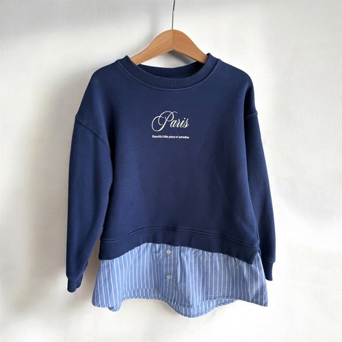 Felpa zara bambino ragazza - felpa, blu