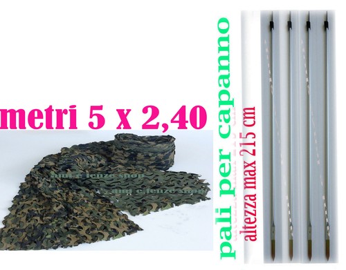 Kit telo rete mimetico - kit,