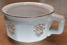 Vaso da notte in ceramica e decorazioni dorate-Società Ceramica Italiana Laveno