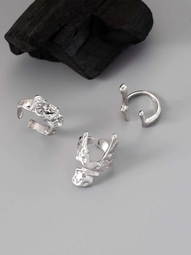 Anello uomo anelli - 3, pezzi