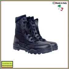Anfibi Vantech Unisex Boot Militari 100% Made in Italy Antiscivolo Comfort