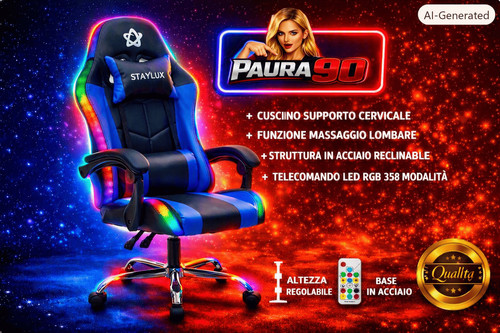 Sedia gaming staylux 358 - 358, led