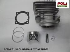 MOTOSEGA ACTIVE 51-51 KIT CILINDRO E PISTONE E1 COMPLTO ORIGINALE