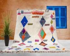Grande tappeto marocchino multicolore Beni Ourain tappeto marocchino personal...