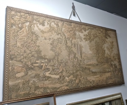 Vecchio tappeto arazzo drappo - tappeto,