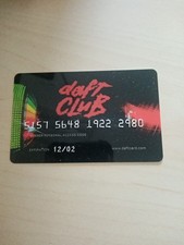 2002-Daft punk collector-carte membre club privé-member personal acess code