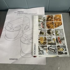 Kenwood chef instructions - kenwood,